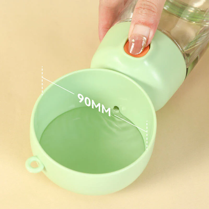 2 en 1 Bouteille d'Eau Portable pour Chien en Extérieur - Image 5