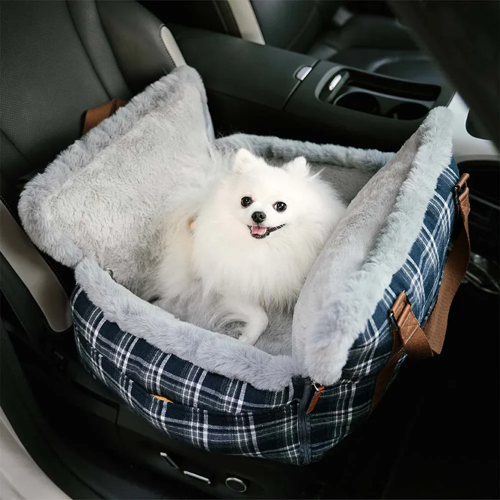 3 en 1 Siège auto pour chien en peluche et chaud - Cruiser d'hiver