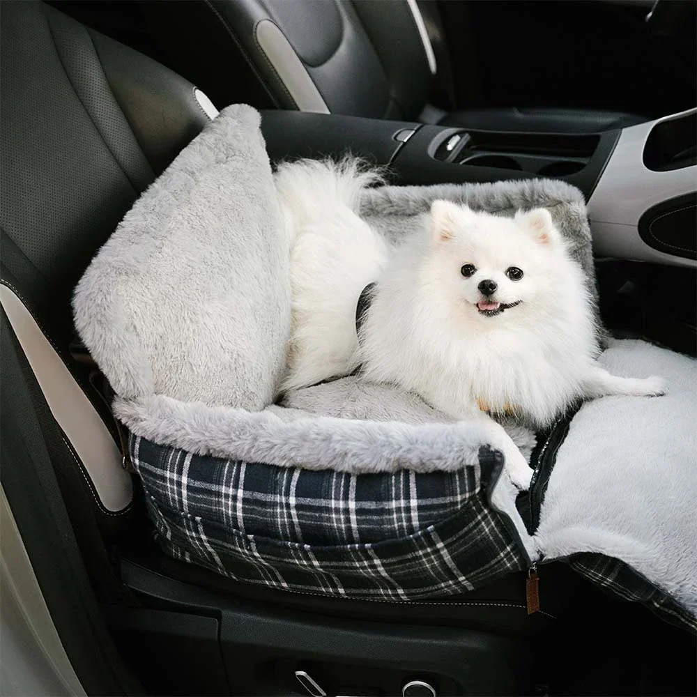 3 en 1 Siège auto pour chien en peluche et chaud - Cruiser d'hiver - Image 2