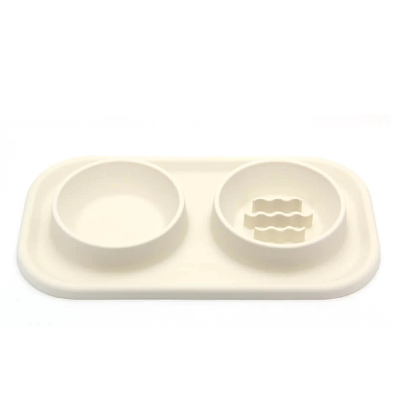 Bol Double en Silicone pour Nourriture Lente - Image 2