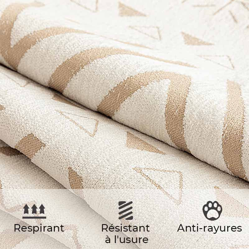Canapé d'Angle Décoratif en Tissu Chenille Respirant et Résistant à l'Usure - Image 3