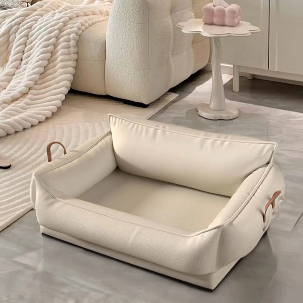 Canapé-lit de luxe en latex naturel pour chien et chat anti-rayures - Image 2