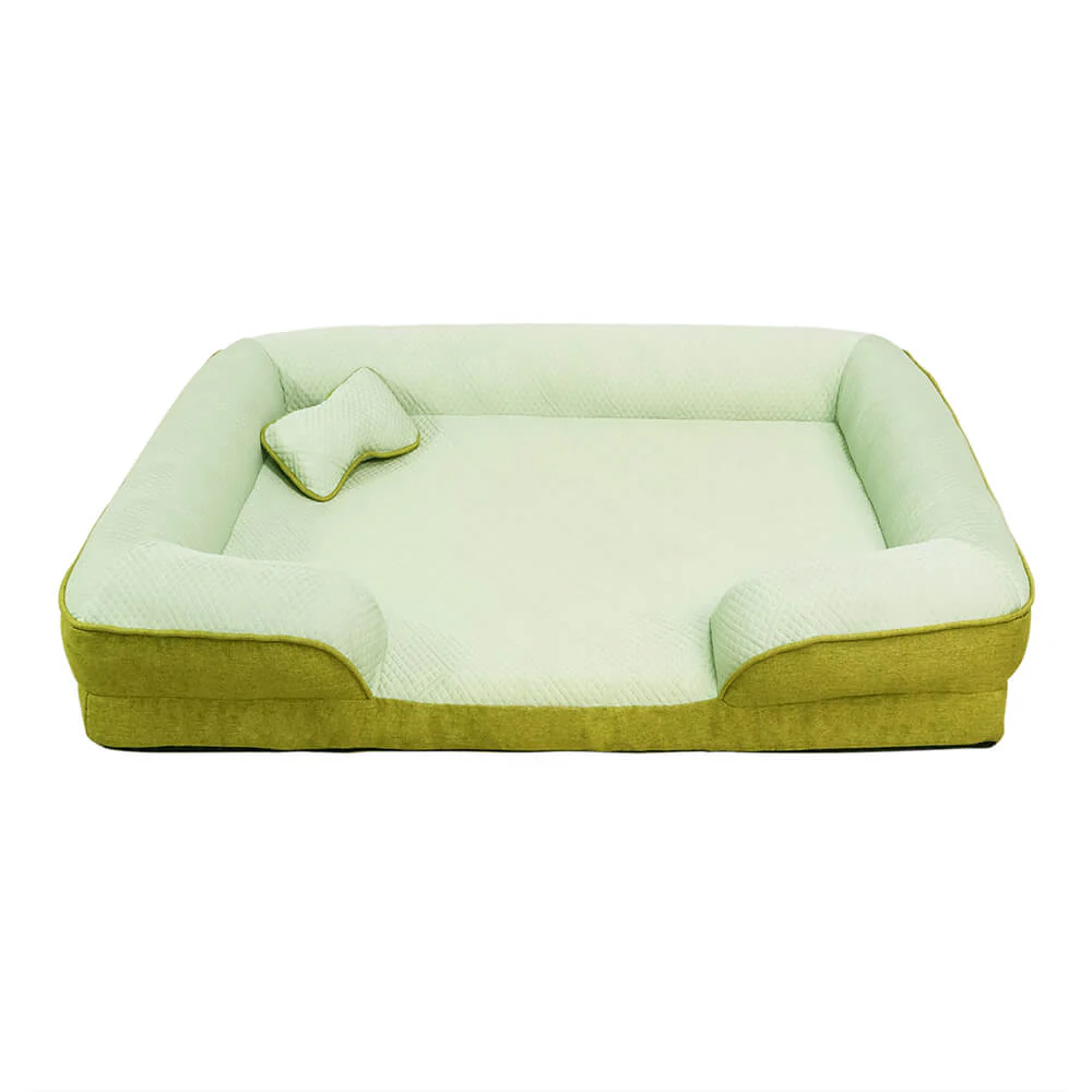 Canapé lit orthopédique rafraîchissant lavable pour grand chien - Image 10