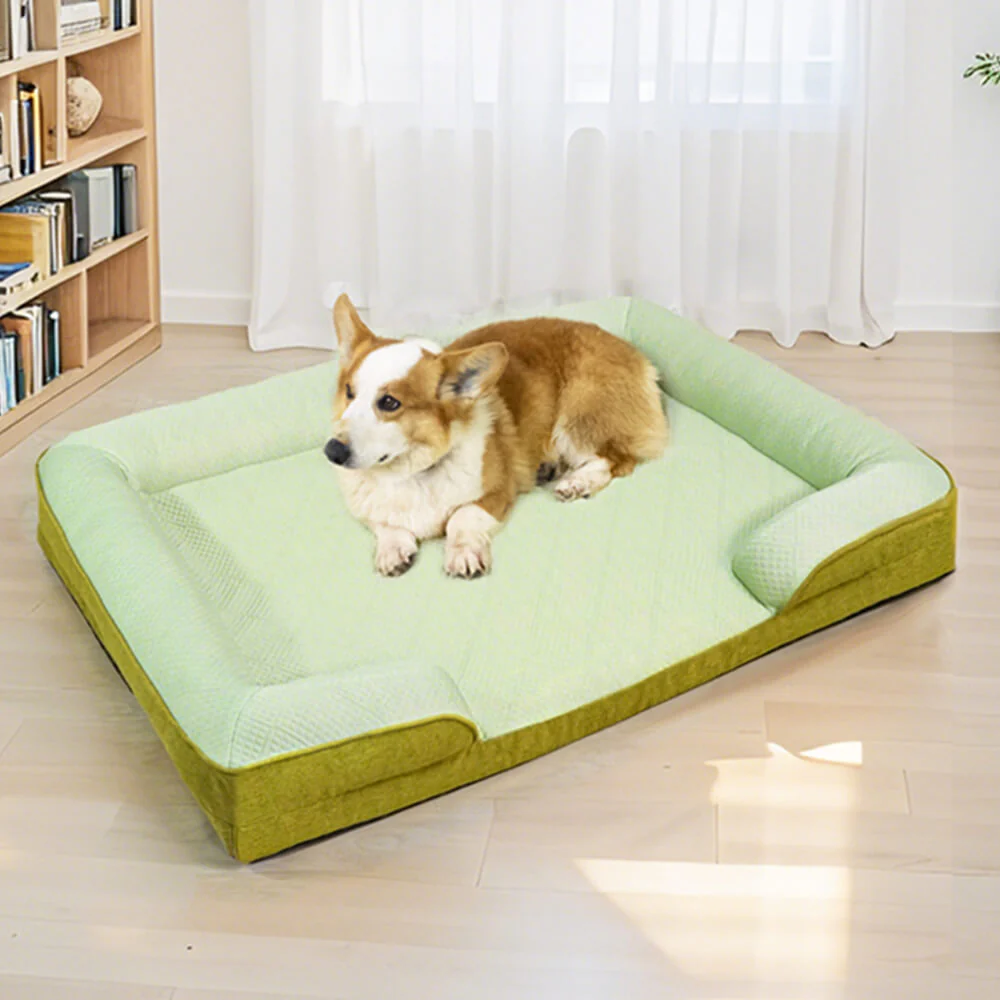 Canapé lit orthopédique rafraîchissant lavable pour grand chien - Image 9