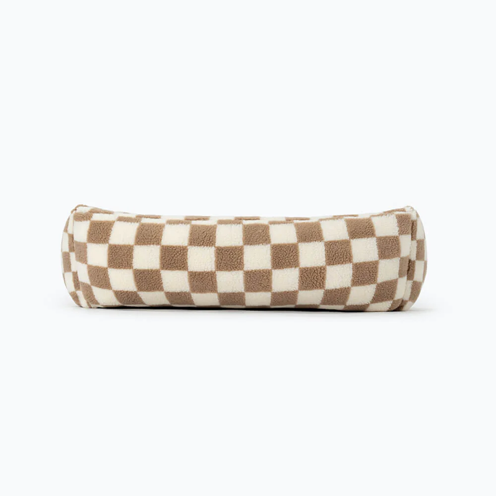 Canapé-lit pour chien amovible lavable en tissu damier élégant et chaleureux - Image 9