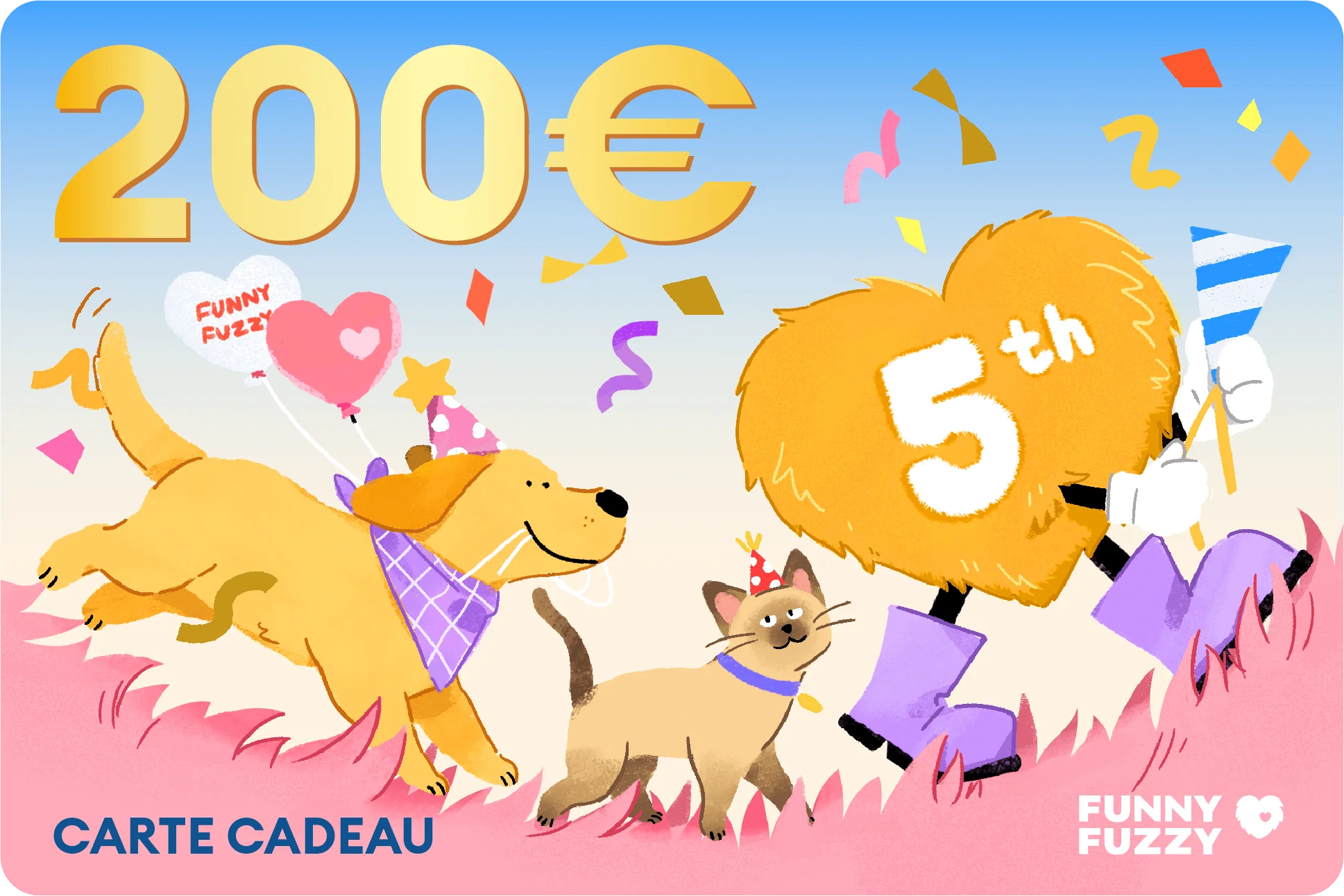 Carte Cadeau Spéciale 5e Anniversaire FUNNYFUZZY 2025 - Image 4