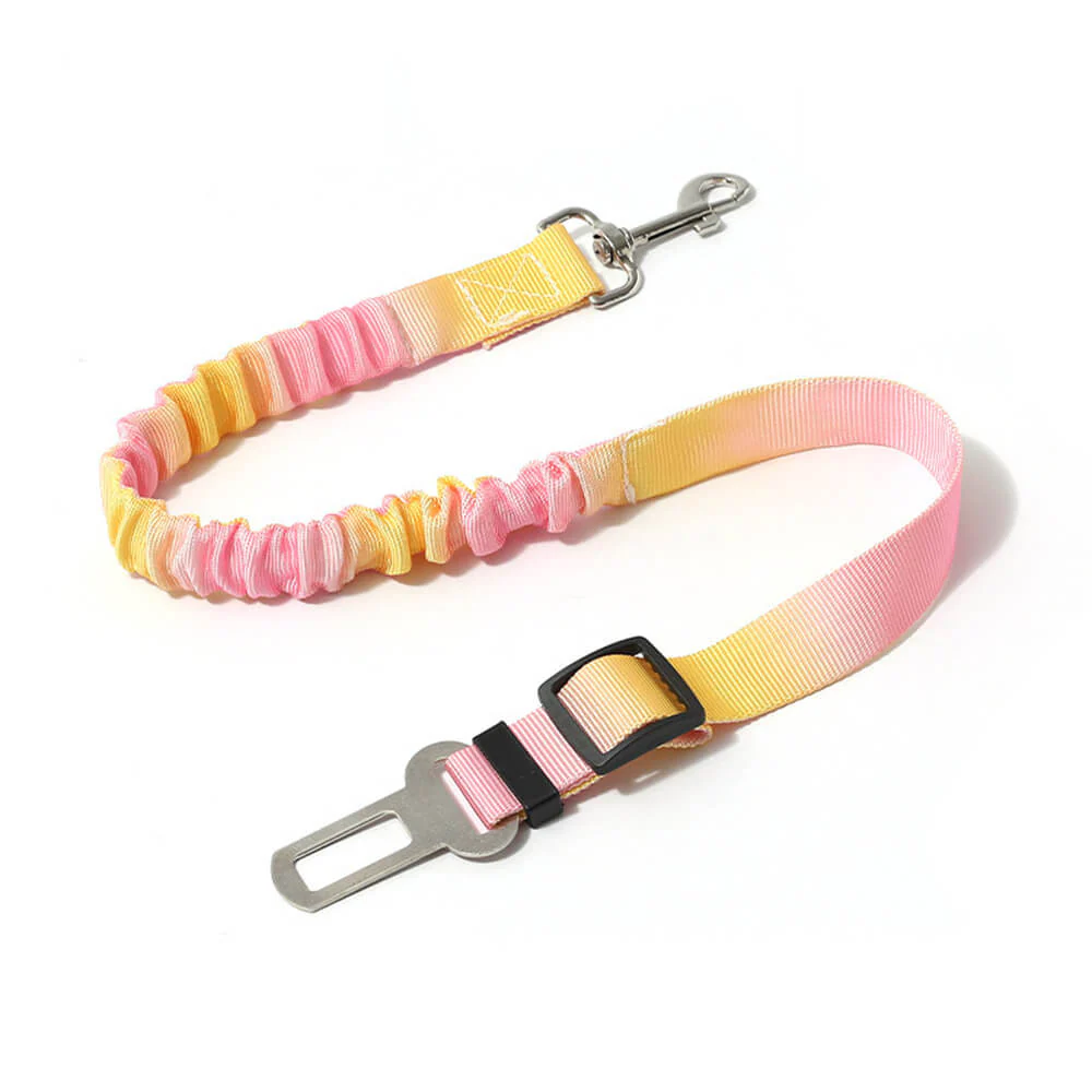 Ceinture de sécurité pour animaux avec amorti élastique dégradé - Image 10