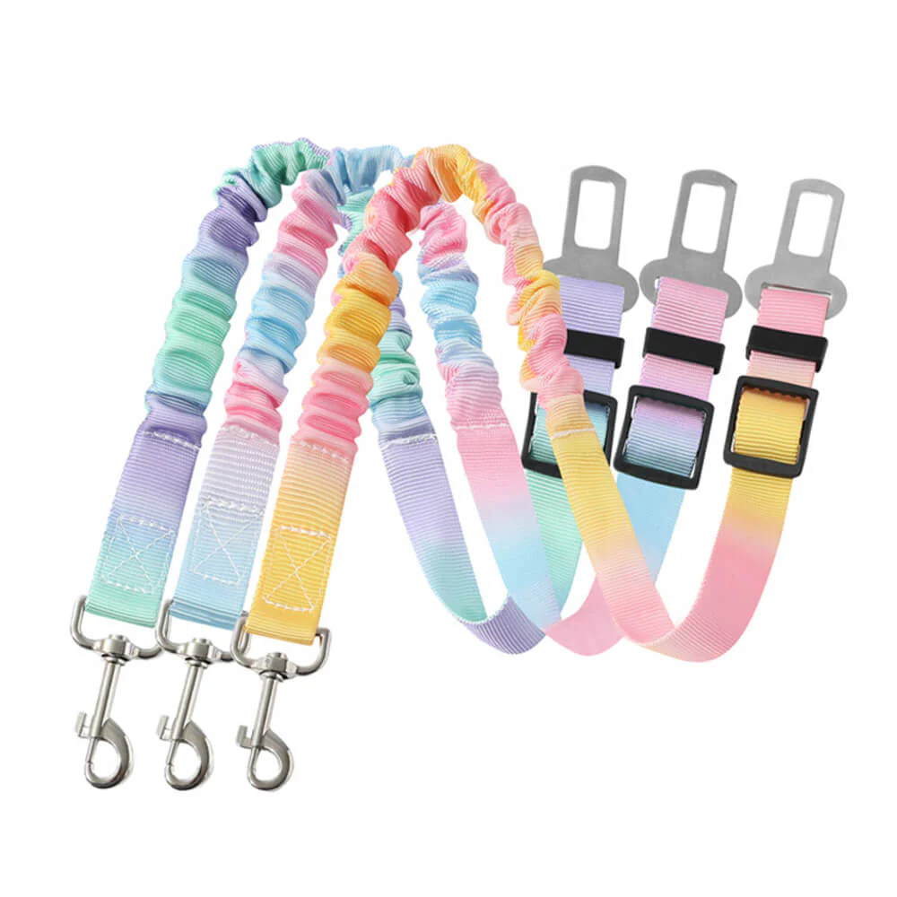 Ceinture de sécurité pour animaux avec amorti élastique dégradé - Image 8