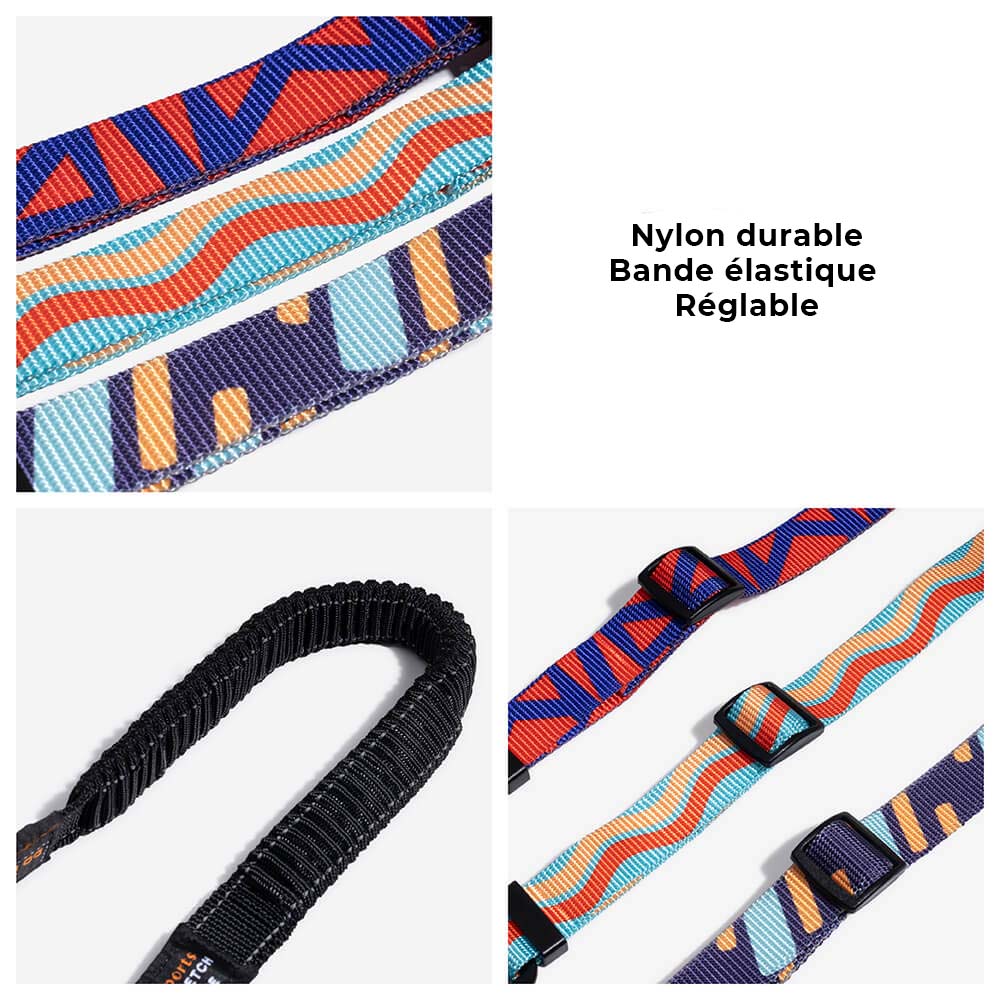 Ceinture de sécurité pour chien ajustable et colorée - Image 6