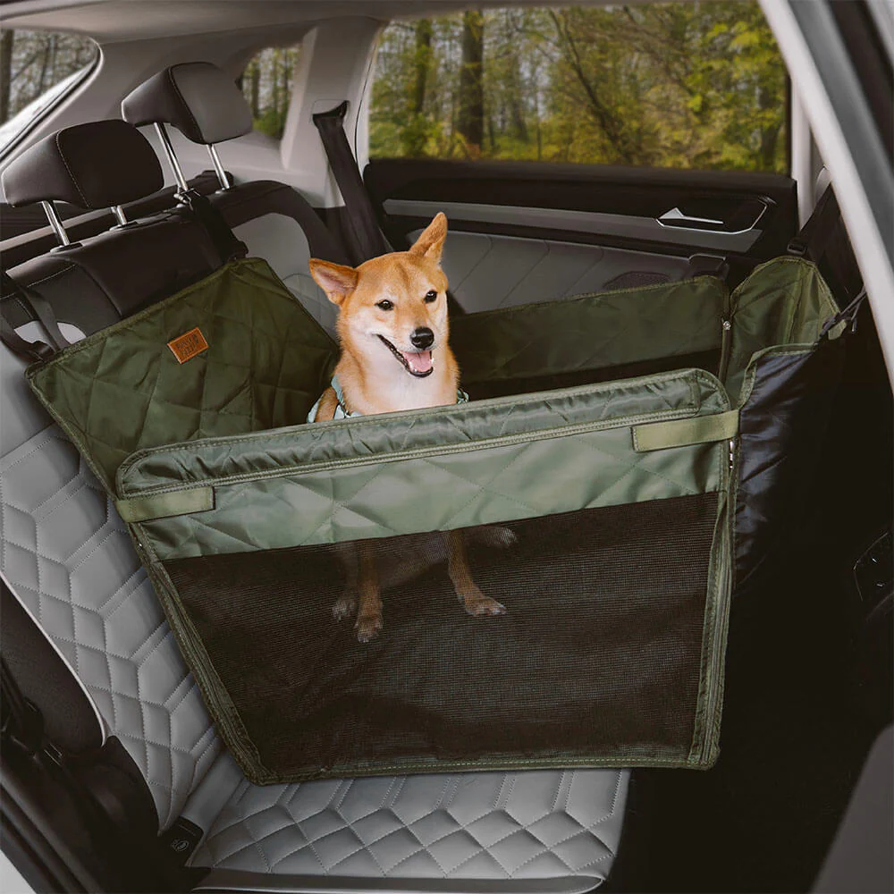 Protection voiture Siège arrière pour chien extra-large - Idéal pour le voyage et le camping - Image 9