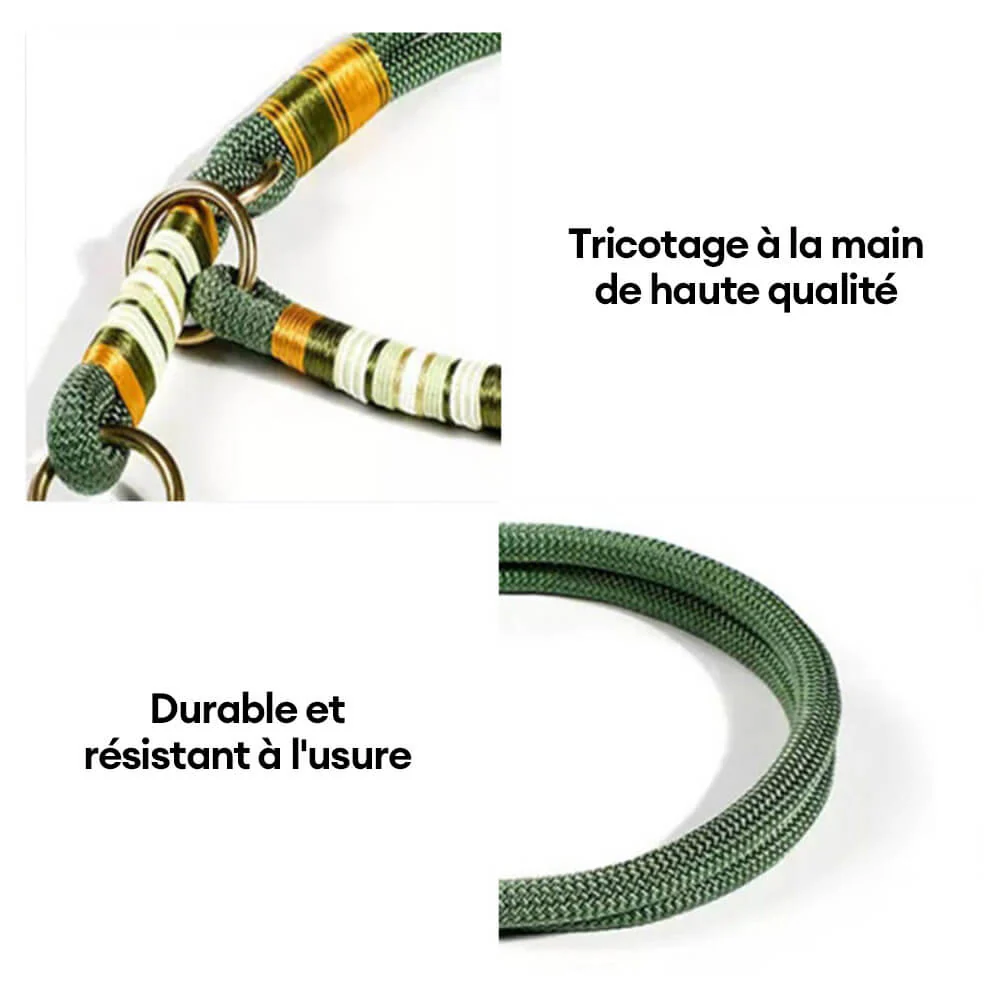 Collier de dressage pour chien en corde tressée main-Exclusif app - Image 4