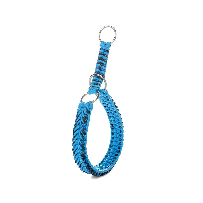Collier et Laisse Lumineux Grand Chien Faits Main Anti-Traction - Image 12