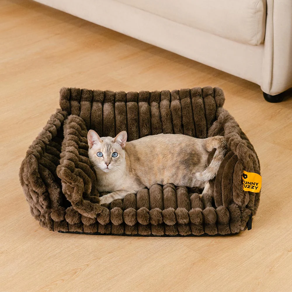 Coussin de soutien doux et apaisant lavable pour chat - Snoozy Dream - Image 4