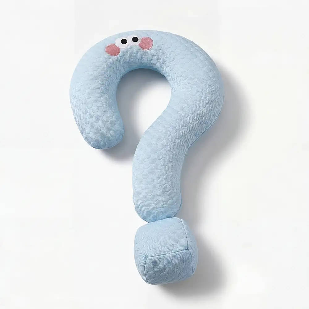 Coussin en soie glacée à refroidissement point d'interrogation - Image 12