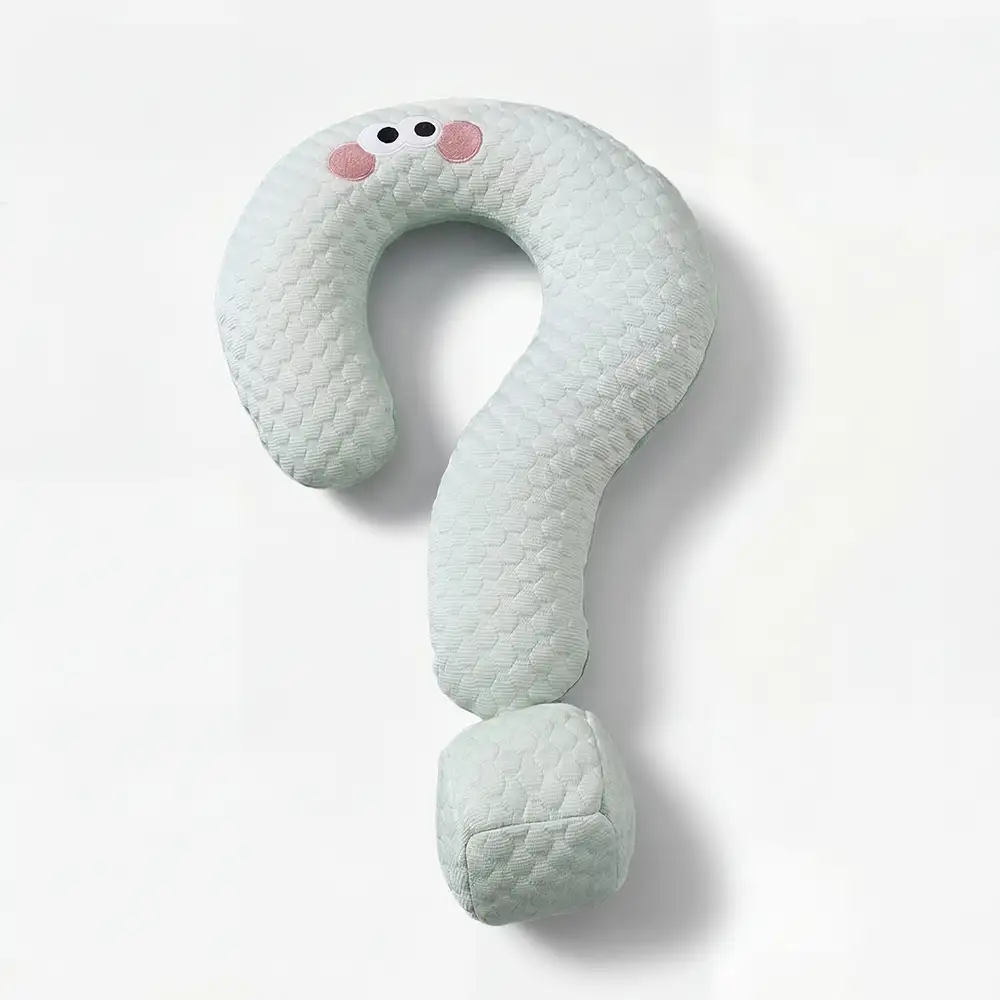 Coussin en soie glacée à refroidissement point d'interrogation - Image 9