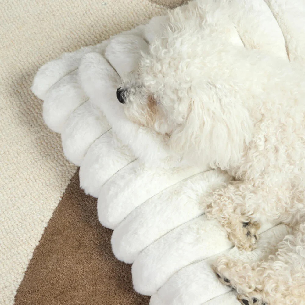 Coussin épais en peluche douillet pour chien avec oreiller apaisant - Image 5