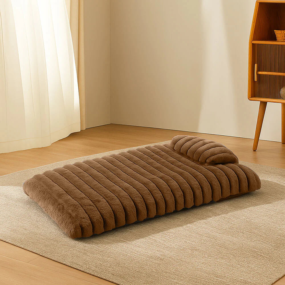 Coussin épais en peluche douillet pour chien avec oreiller apaisant - Image 9