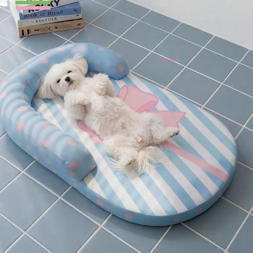 Coussin orthopédique pour chien avec support de cou respirant et rafraîchissant lits pour chien - Image 3