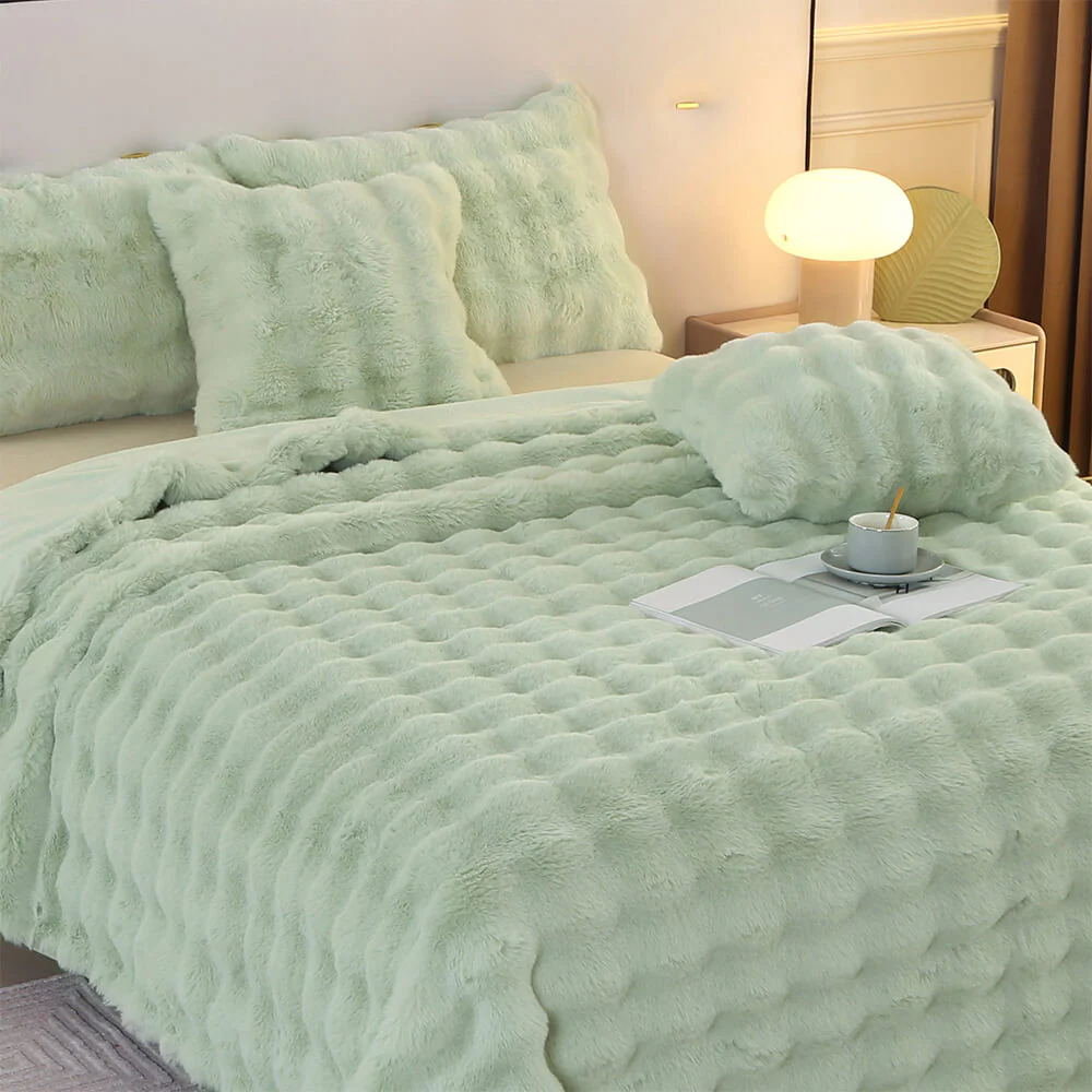 Couverture en Faux Pelage d'Agneau Premium à Double Couche Épaissie Housse de matelas - Image 17