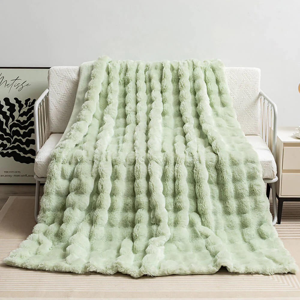Couverture en Faux Pelage d'Agneau Premium à Double Couche Épaissie Housse de matelas - Image 18