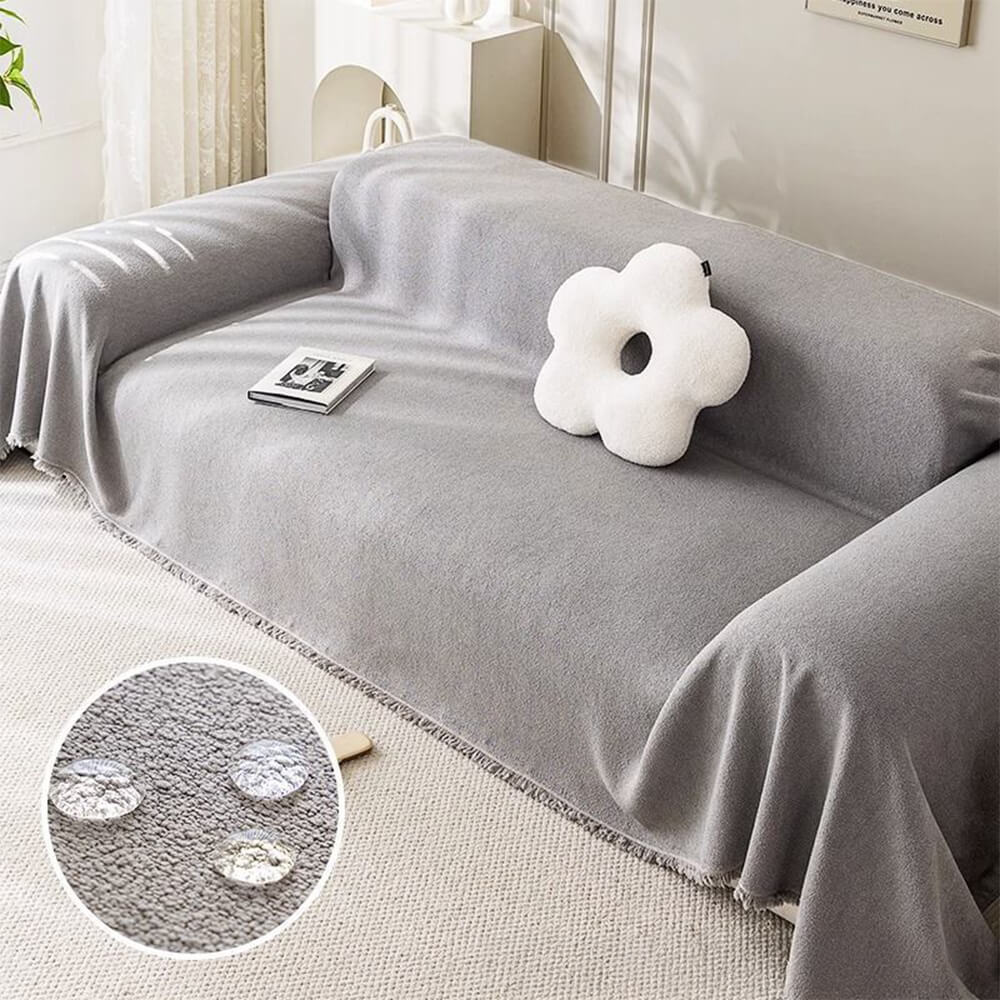 Jeté de canapé plaid pour canapé en peluche teddy douce et résistante à l’eau pour canapé - Image 12