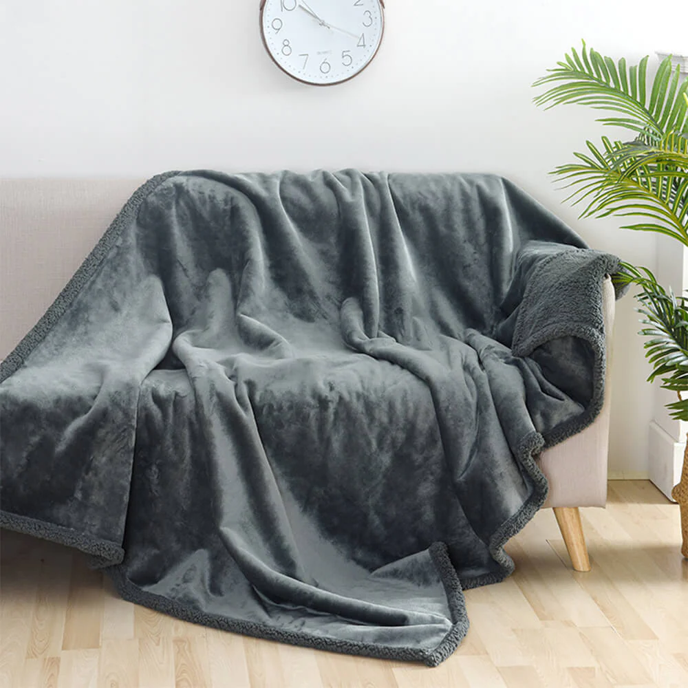 Couverture épaisse en polaire Sherpa imperméable pour chien - Image 5