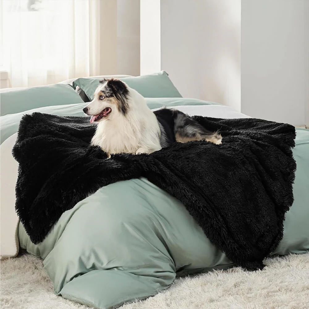 Couverture luxueuse en peluche imperméable et chaude pour chien - Image 11