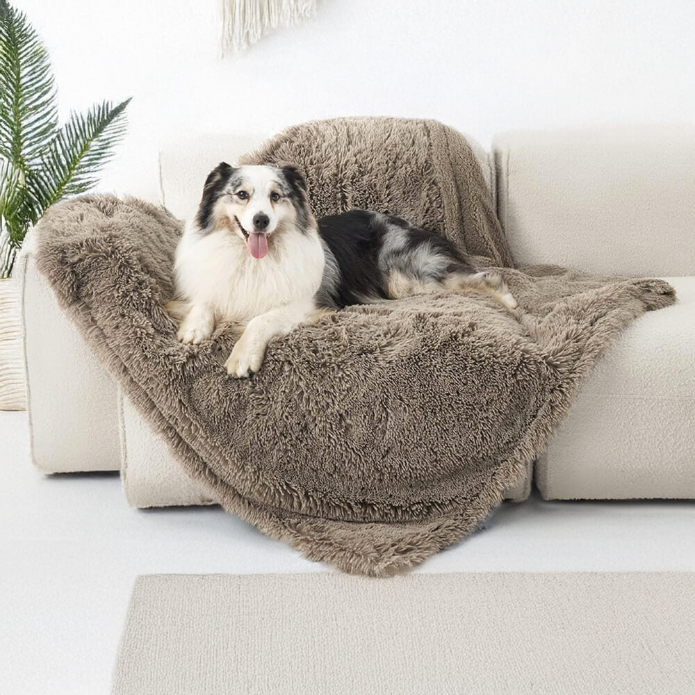 Couverture luxueuse en peluche imperméable et chaude pour chien - Image 13