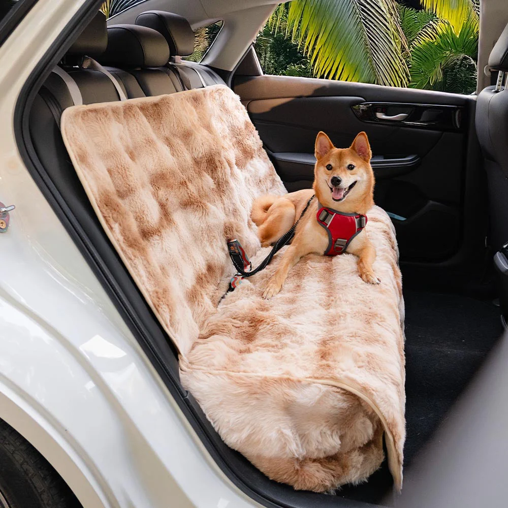 Couverture moelleuse apaisante pour animaux de compagnie Housse de protection siège voiture - Image 4