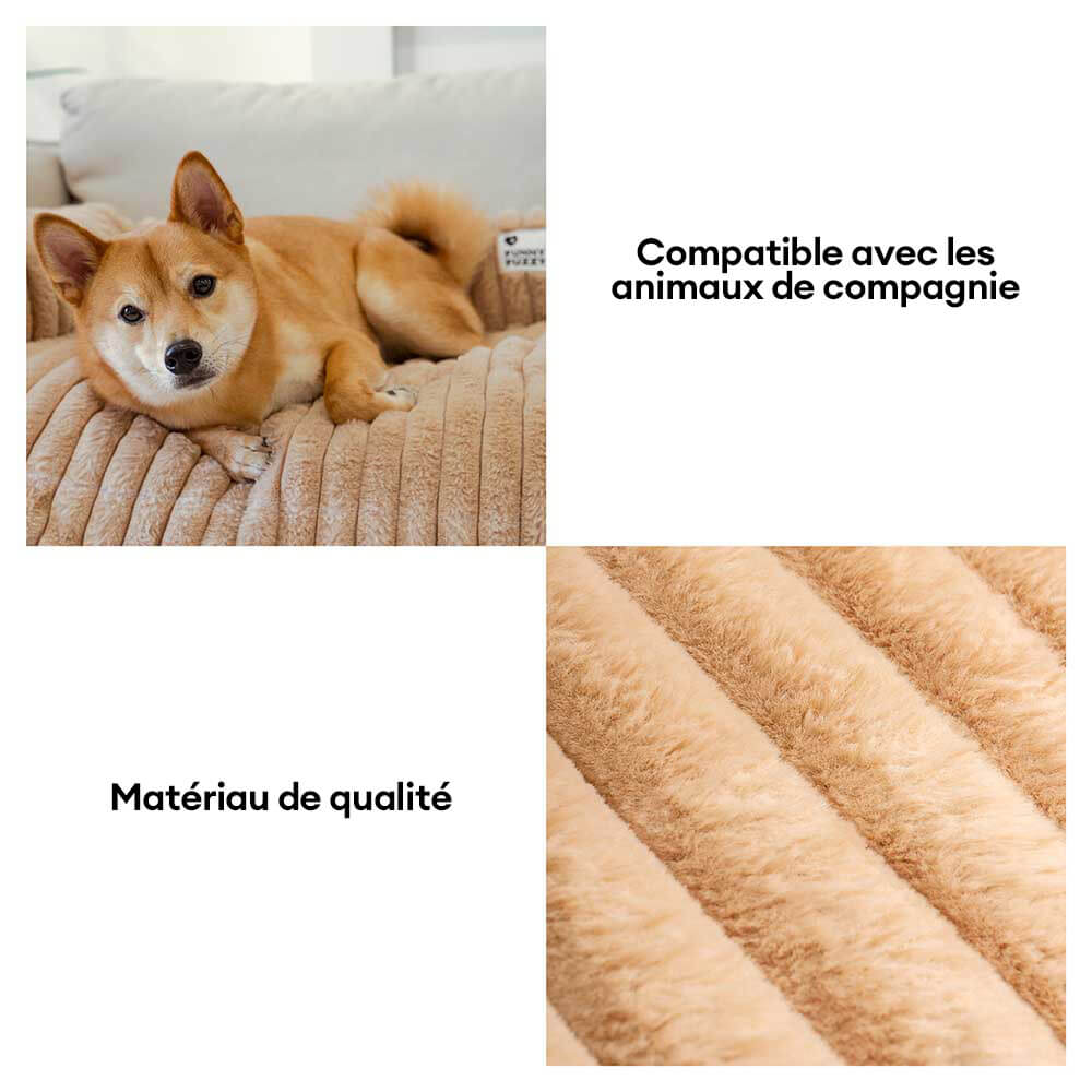 Couverture moelleuse pour canapé et tapis pour chien - Image 6