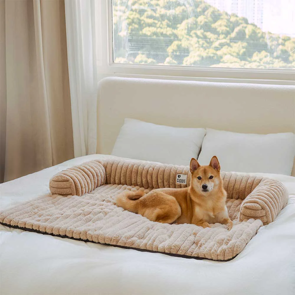 Couverture moelleuse pour canapé et tapis pour chien - Image 9