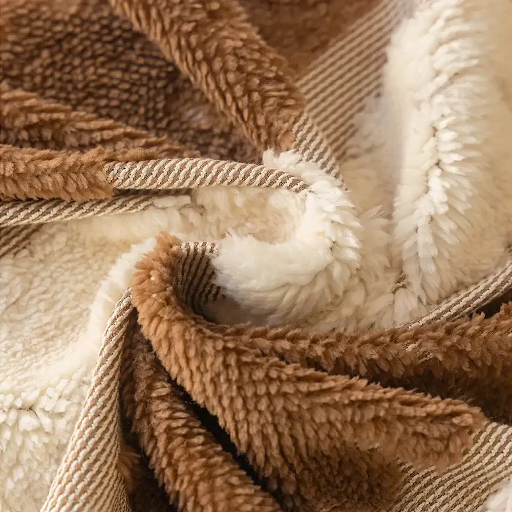 Jeté de canapé couverture multifonctionnelle en peluche moderne, protection de sofa, housse de canapé. - Image 5