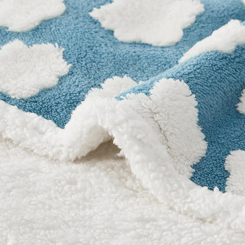 Couverture pour Chien Multi-Fonctionnelle Imperméable en Sherpa à Motif Nuage - Image 6