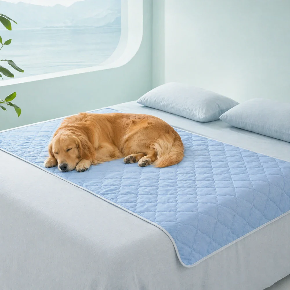 Couverture et Tapis rafraîchissant pour chien double face - Chill Nest - Image 2