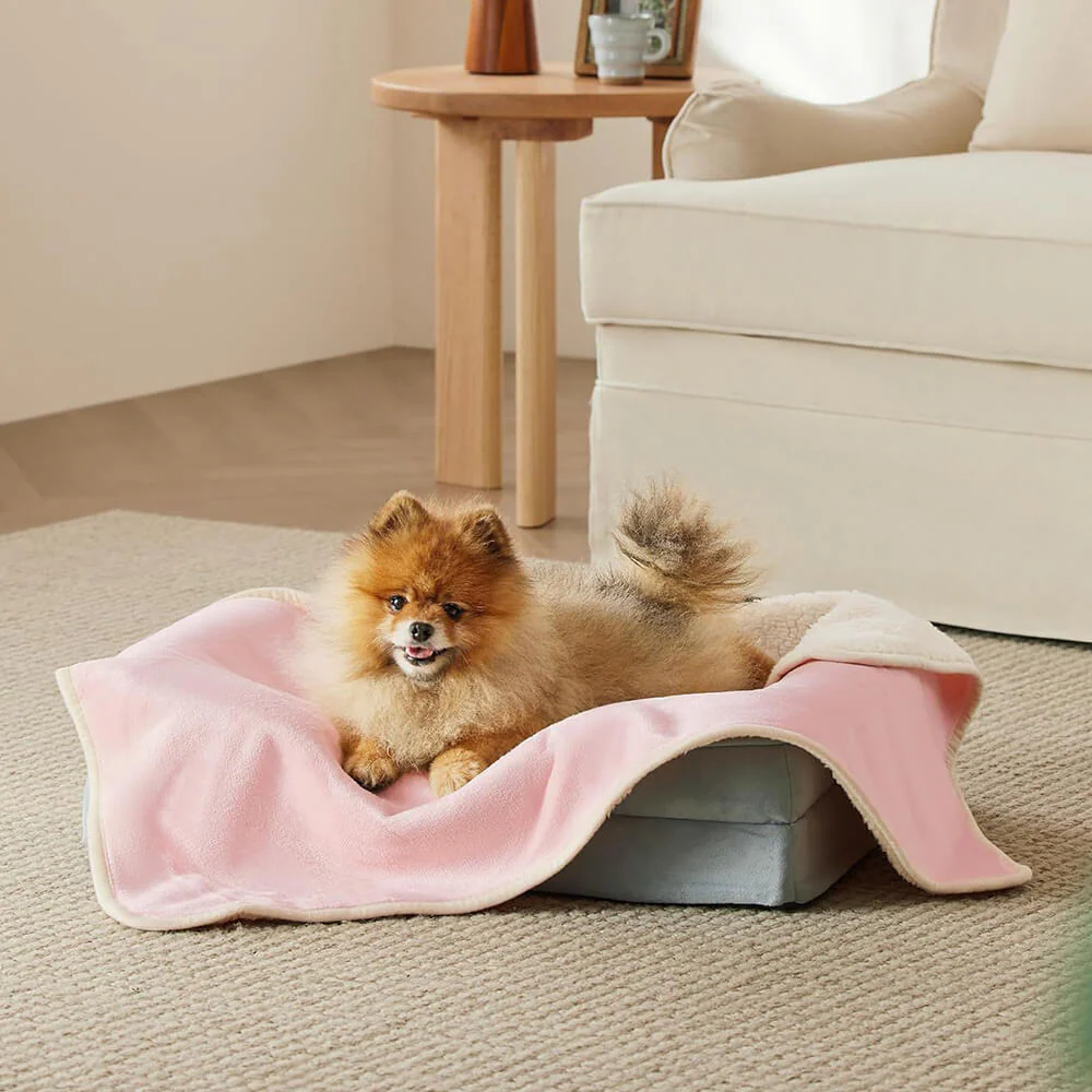 Couverture réversible en polaire pour animaux douce et protectrice - Image 11