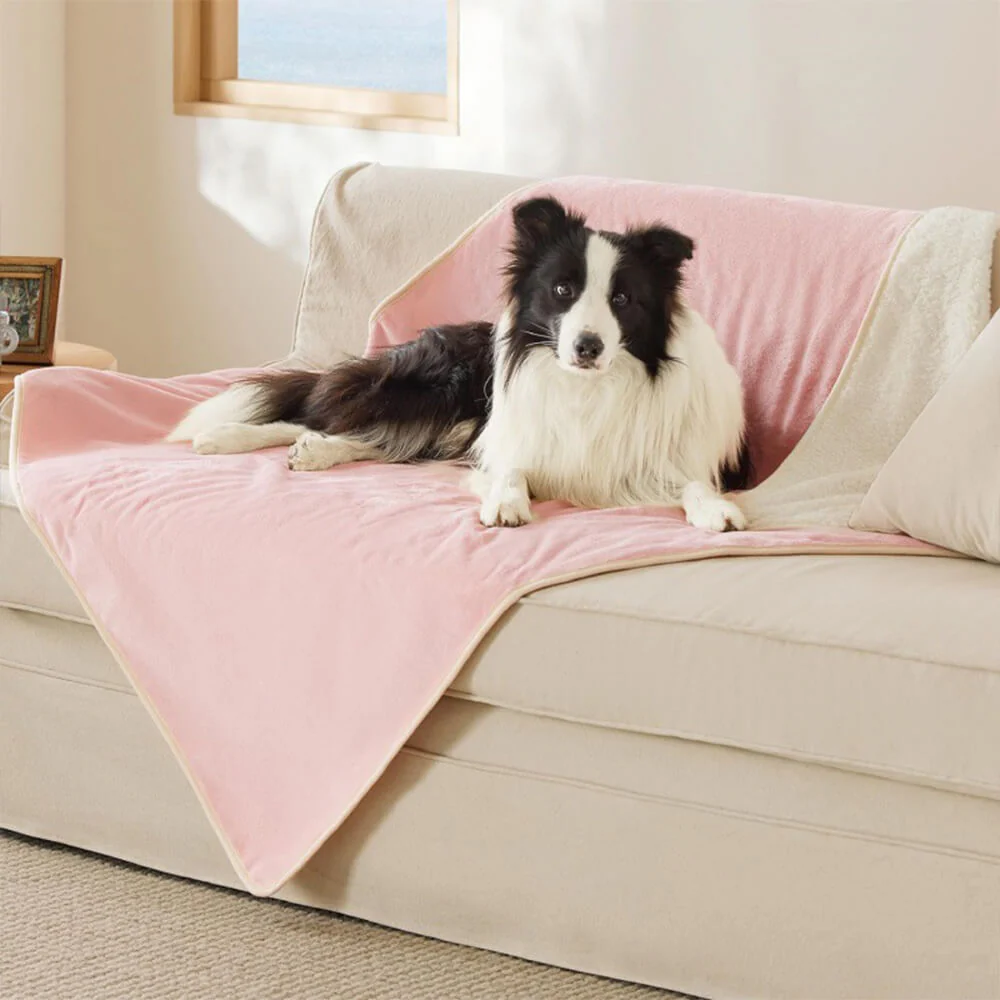 Couverture réversible en polaire pour animaux douce et protectrice - Image 9
