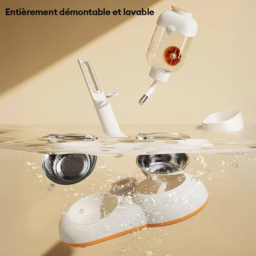 Distributeur automatique pour animaux avec bol d'alimentation et d'eau - Image 4