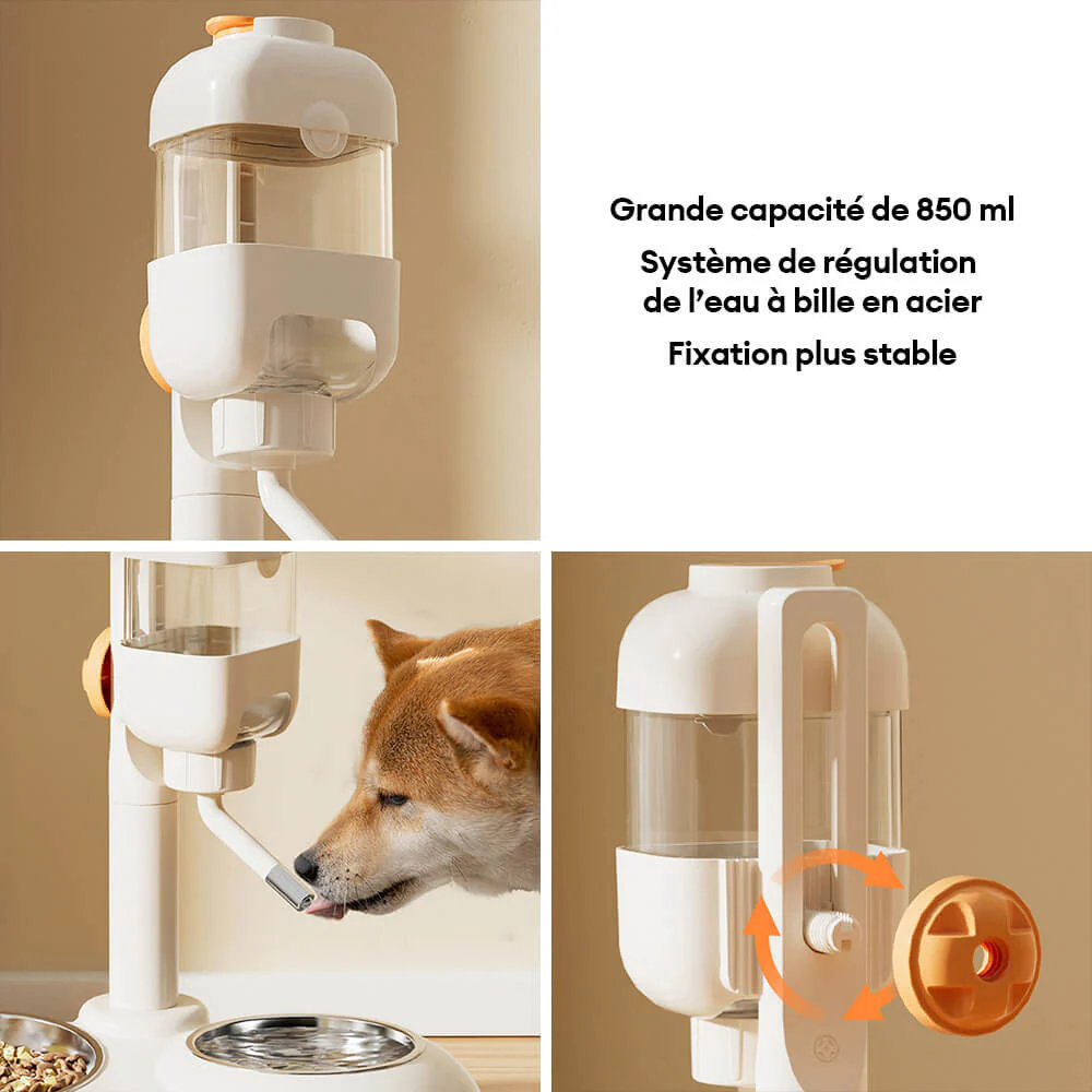 Distributeur automatique pour animaux avec bol d'alimentation et d'eau - Image 5
