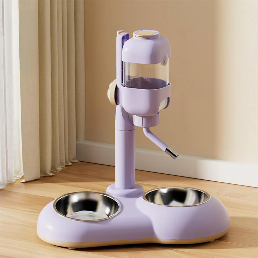 Distributeur automatique pour animaux avec bol d'alimentation et d'eau - Image 9