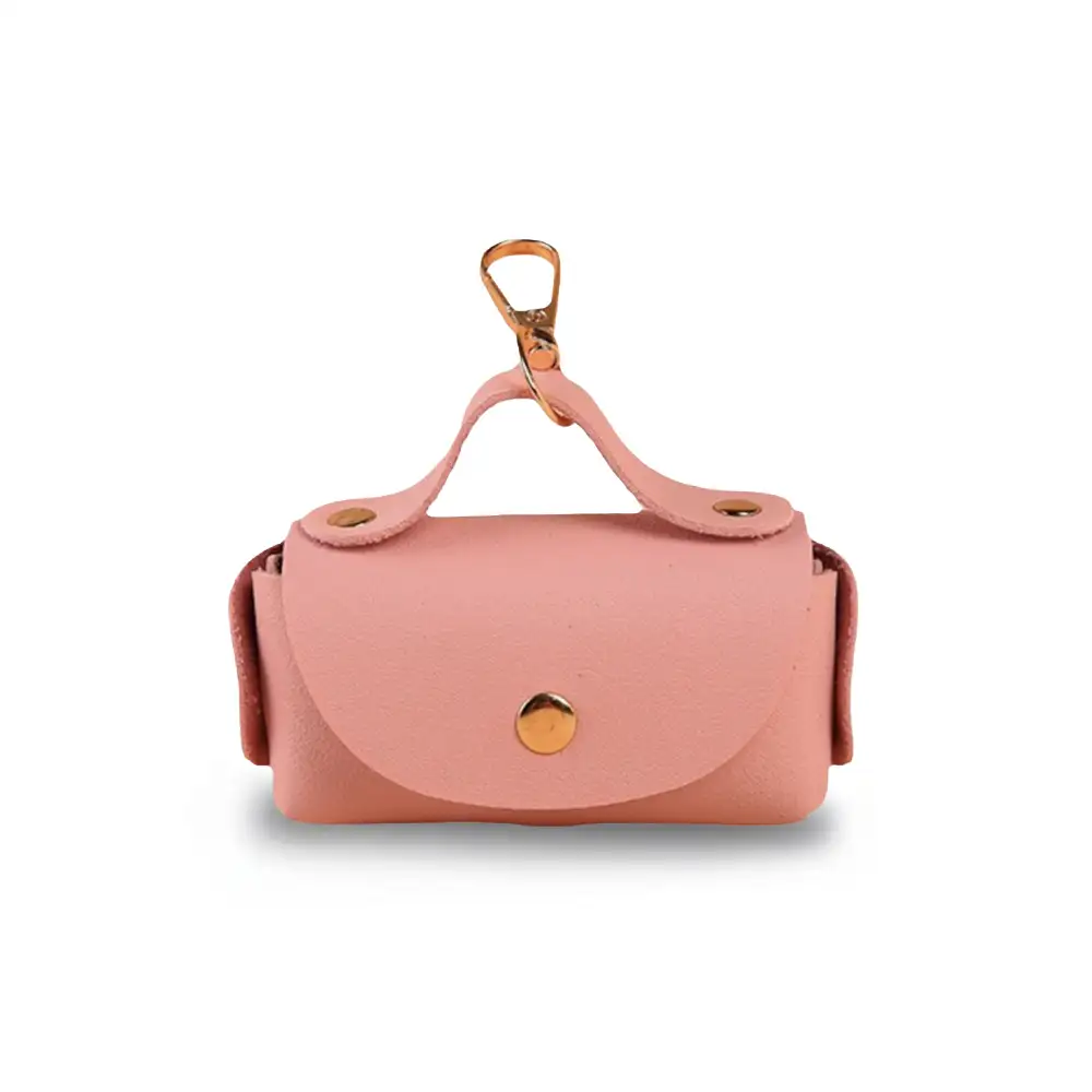 Distributeur de sacs à crottes pour chiens en simili cuir de style sac à main - Image 9