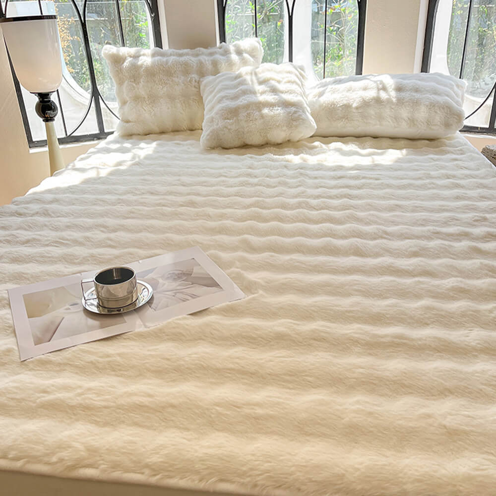 Drap-housse en velours doux pour matelas chaud et agréable Housse de matelas - Image 7