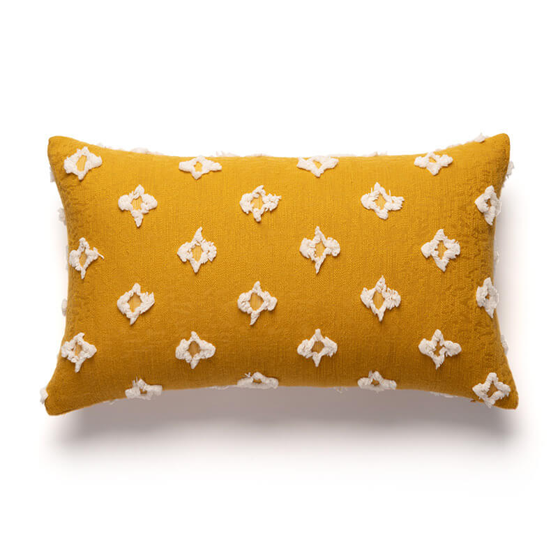 Coussin de canapé brodé Marguerite - Image 10
