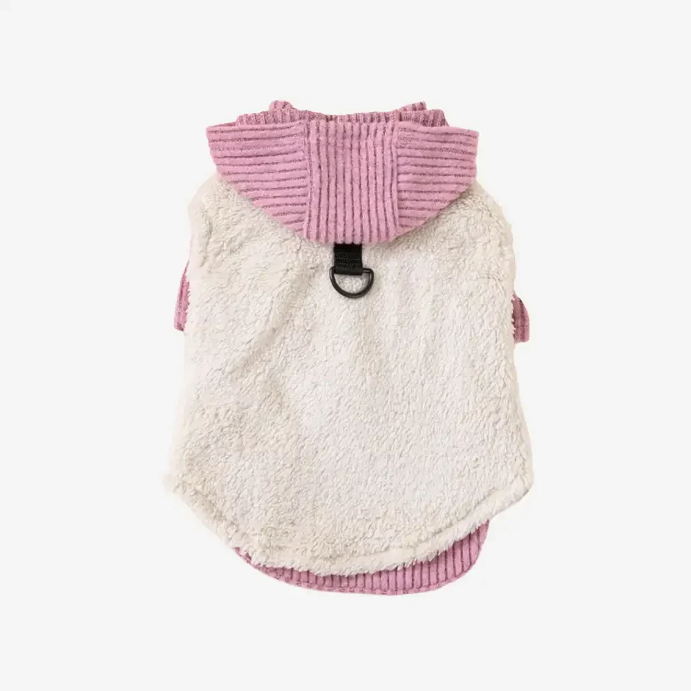 Ensemble pour chien en deux pièces : manteau en peluche et pull à col roulé assorti. - Image 10