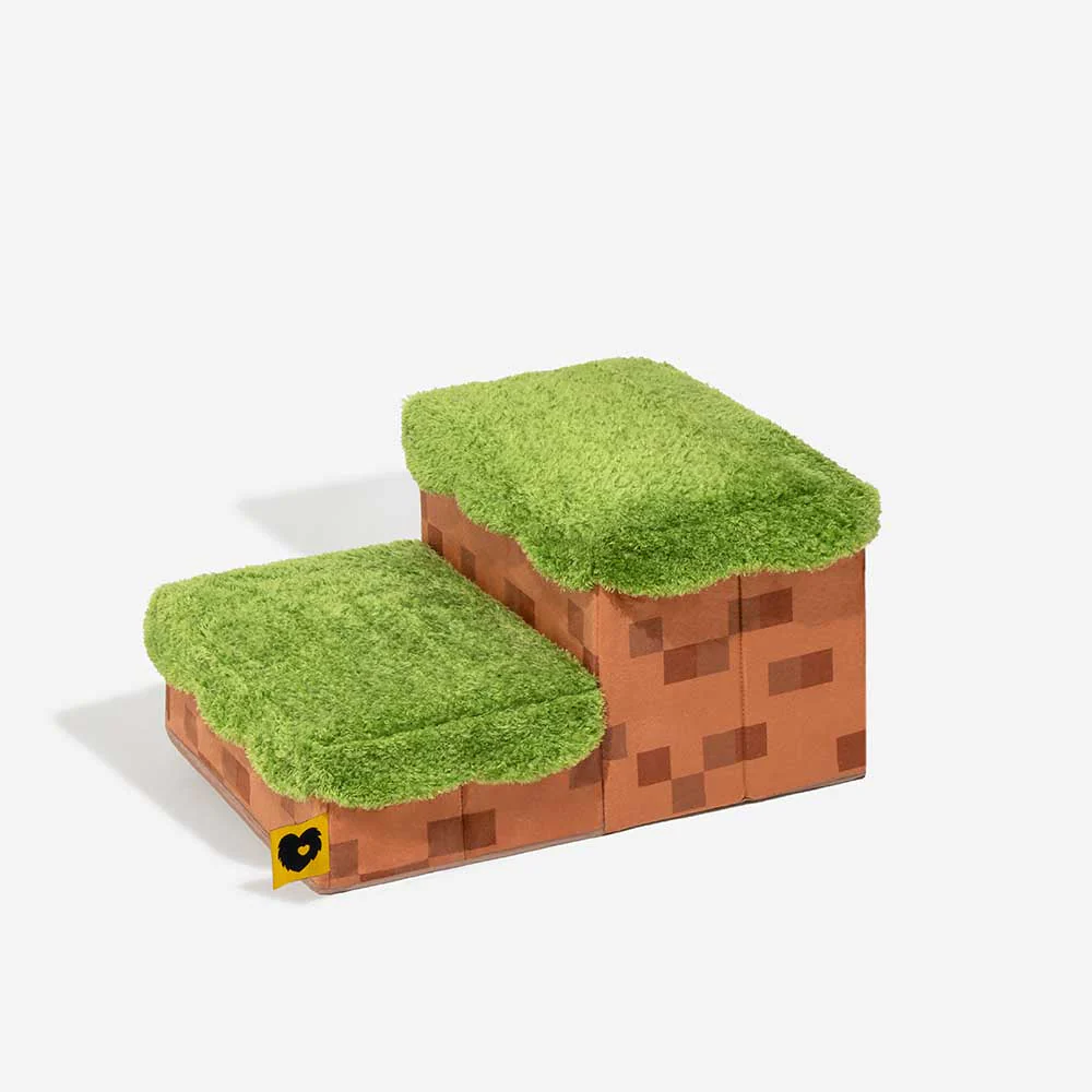 Escalier pliable pour animaux de compagnie fait main avec rangement - Blocky PawGame - Image 16