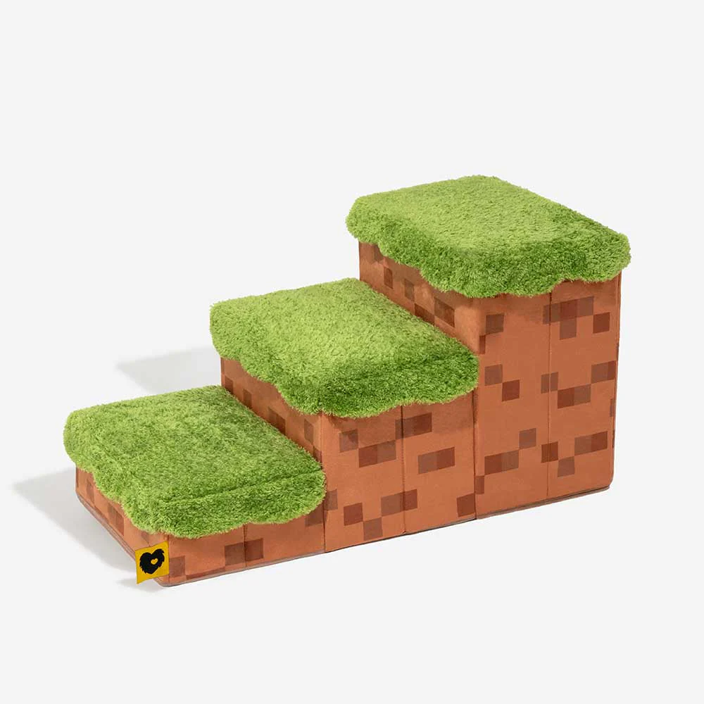 Escalier pliable pour animaux de compagnie fait main avec rangement - Blocky PawGame - Image 17