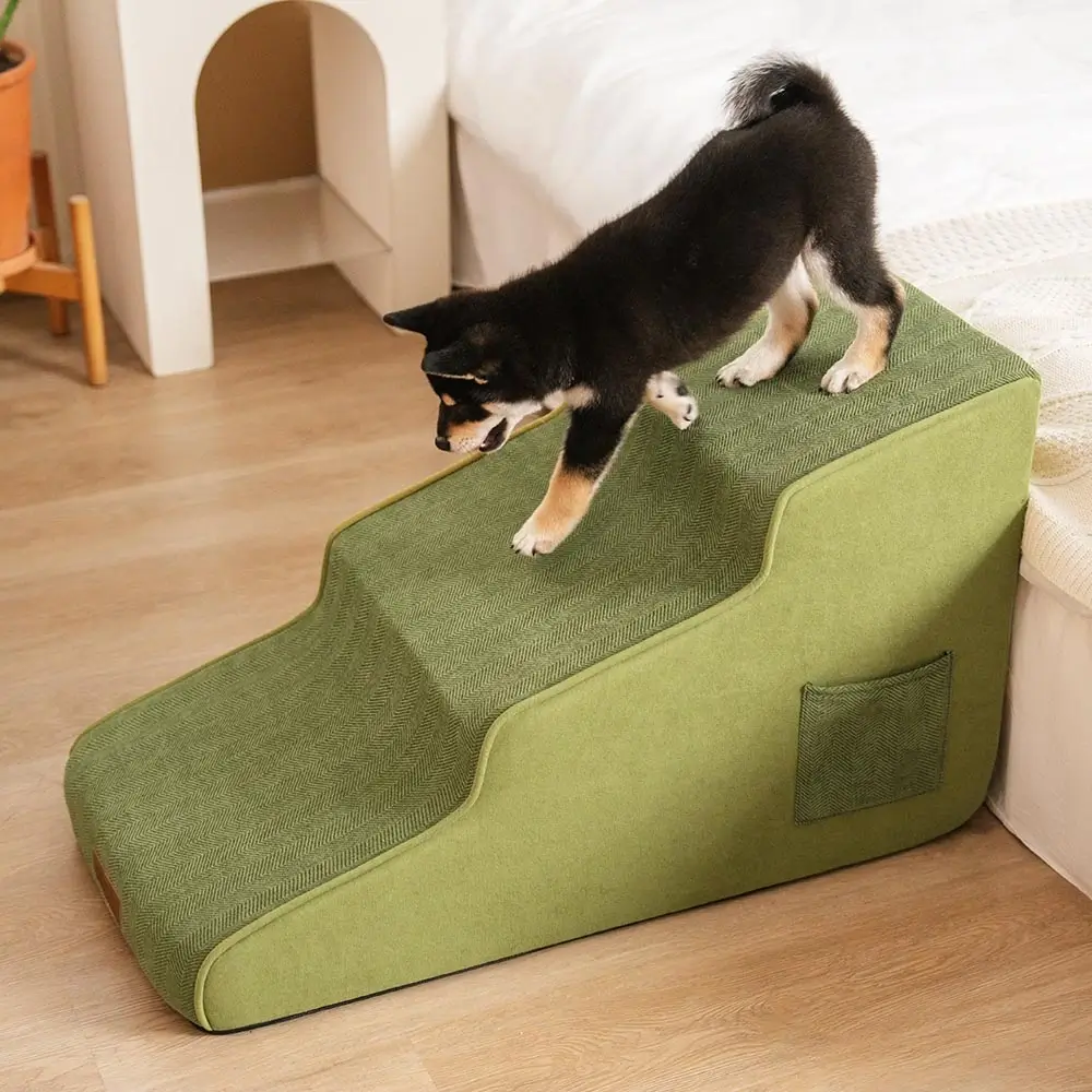 Escaliers pour chien antidérapants extra larges, portables, toutes saisons – Rétro - Image 8