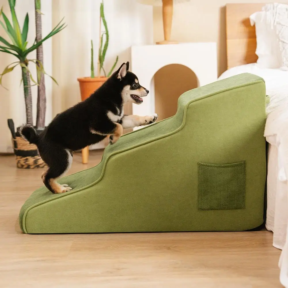 Escaliers pour chien antidérapants extra larges, portables, toutes saisons – Rétro - Image 9