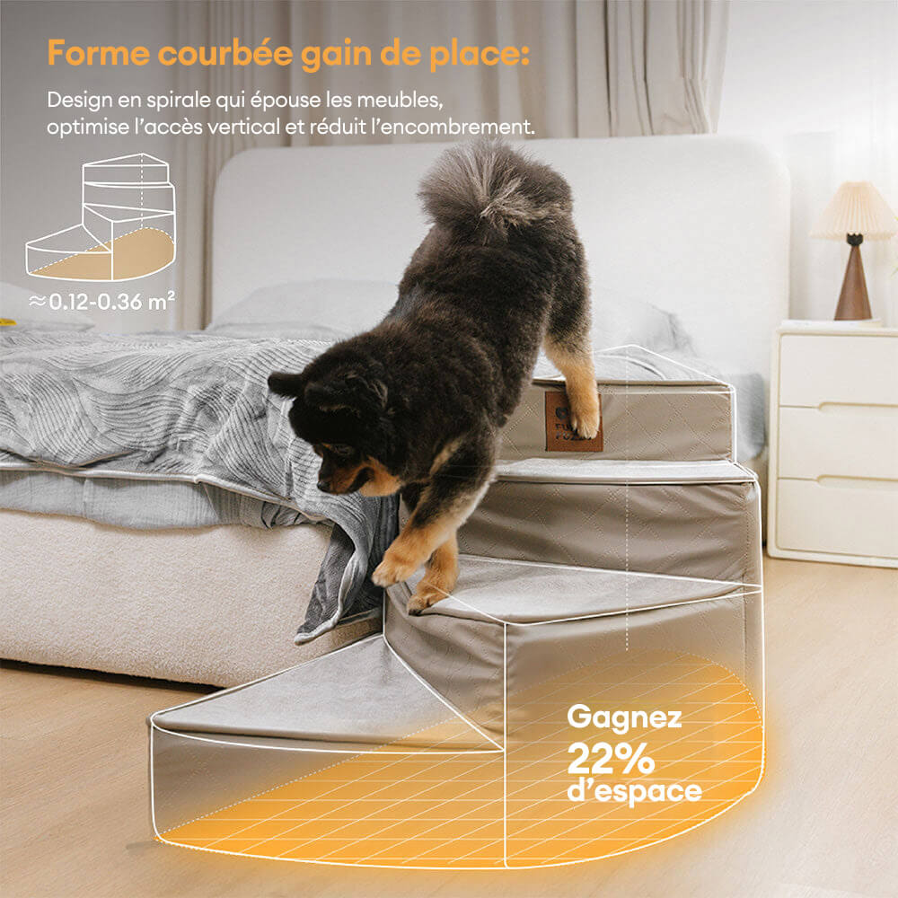 Escaliers pour animaux en similicuir imperméable et amovibles - StepEase - Image 2
