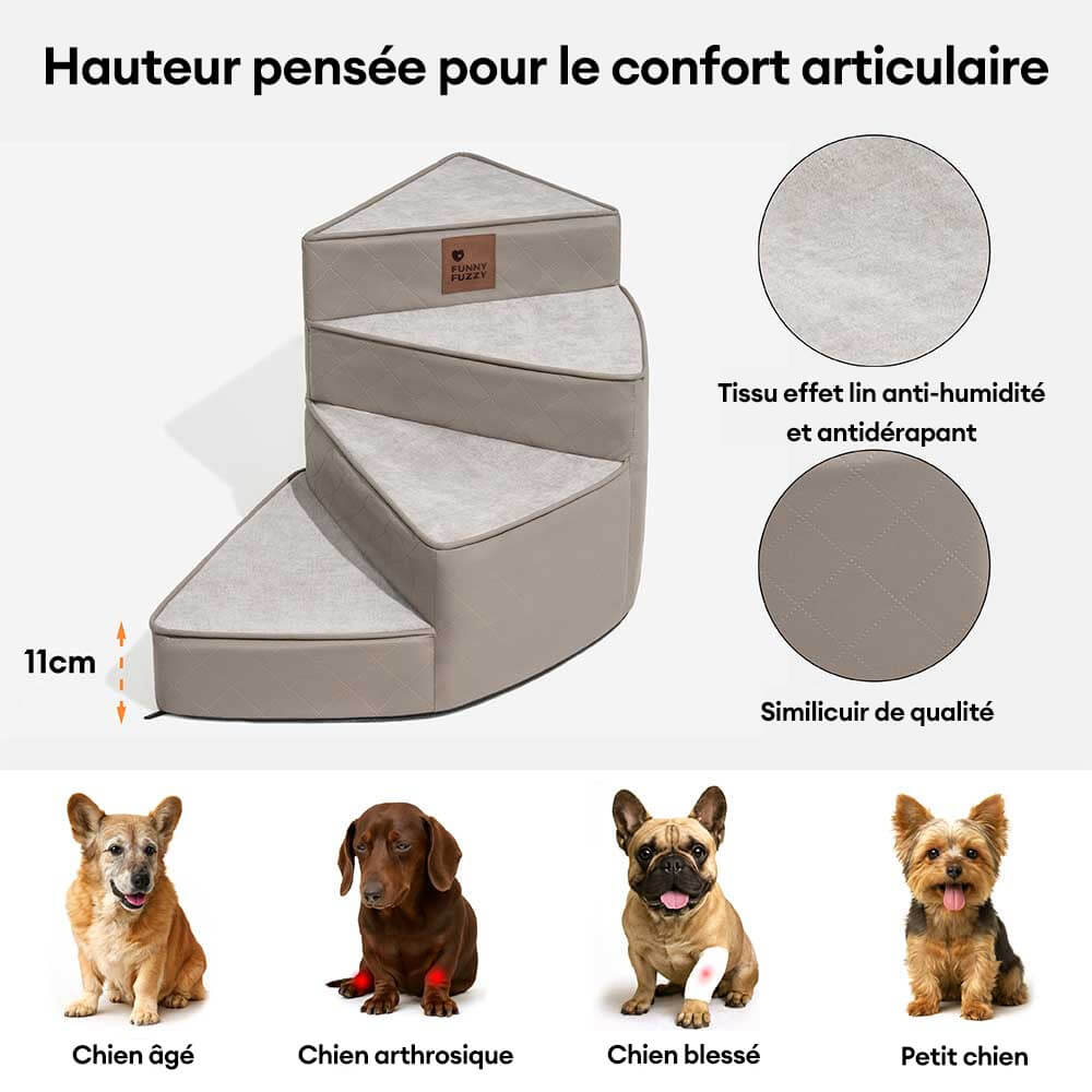 Escaliers pour animaux en similicuir imperméable et amovibles - StepEase - Image 4