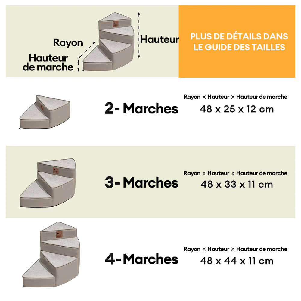 Escaliers pour animaux en similicuir imperméable et amovibles - StepEase - Image 8